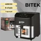 Багатофункціональний аерогриль BITEK BT-9501, 4200 Вт, 8 л, аерофритюрниця з панеллю, мультипіч - зображення 1