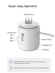 Насос Baseus Mini Inflator Air Pump , Туристичний Акумуляторний насос для надувних виробів + Ліхтарик - зображення 6