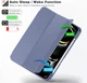 Силиконовый чехол обложка + Pencil Direct Charge + Pencil Holder BBM1 для iPad Pro 11" 2024 (M4)/2025(M5) Серо-фиолетовый - изображение 5