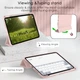 Силіконовий чохол обкладинка + Pencil Direct Charge + Pencil Holder BBM1 для iPad Pro 11" 2024 (M4)/2025(M5) Рожевий - зображення 3