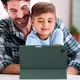 Силиконовый чехол обложка + Pencil Direct Charge + Pencil Holder BBM1 для iPad Pro 11" 2024 (M4)/2025(M5) Темно-зеленый - изображение 7