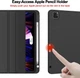 Силиконовый чехол обложка + Pencil Direct Charge + Pencil Holder BBM1 для iPad Pro 12.9" 2020/2021/2022/Air 13" 2024(M2)/2025(M3)/2026(M4) Черный - изображение 5