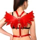 Женская портупея Art of Sex - Wings красная L-2XL, экокожа - изображение 3