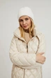 Куртка жіноча MOODO 4508B XS бежева - зображення 3