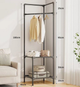 Кутова підлогова вішалка-стелаж Corner coat rack з поперечиною для вішалок у передню 180х45х45 см (NO9603-AV) - зображення 4