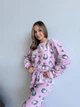 Пижама женская 2XL теплая Мяу-Лав Розовая COSY - изображение 3