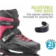 Роликові ковзани для підлітків Rollerblade CYCLONE G 38-39 (240-250мм) Black/pink (7851700 7Y9) - изображение 5