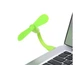 Мобильный вентилятор USB зеленый, от повербанка, ноутбука, комплект 5шт - изображение 2