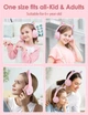 Игровые Bluetooth наушники Onikuma с кошачьими ушками, RGB подсветкой и микрофоном Беспроводные геймерские наушники Розовый - изображение 7