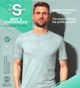 Футболка чоловіча бавовна Alarix (2XL-50) сіра - зображення 3