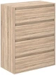 Комод Art in Head 4 Light 800x1030x420 Дуб сонома (LT03130000000) - изображение 1