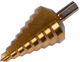 Wiertło stopniowe do metalu z powłoką tytanową YATO HSS-TiN 10-45 mm (YT-44742) - obraz 3