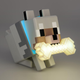 Лампа Paladone Minecraft GloBuddies Wolf PP14761MCF (5056577758337) - зображення 5