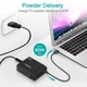 Мережевий зарядний пристрій Choetech PD 72W 3A+1C Wall Charger Black (PD72-1C3U) - зображення 4
