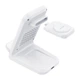 Бездротовий зарядний пристрій Choetech 15W 3 in 1 Wireless Charger Stand for Apple/Samsung Watch White (T608-F) - изображение 2