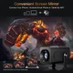 Домашній кінотеатр проектор SmartTV HCS350 Android 14 1080p FullHD 130" 450ANSI чорний - зображення 9