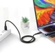 Кабель Avantis AC-88cc PD Type-C to Type-C 60Вт 1м черный быстрая зарядка PD - изображение 2