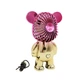 Вентилятор USB "Мишка" , розовый с желтым (128) - изображение 2