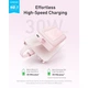 Зовнішній акумулятор Anker Zolo Power Bank 10,000mAh 30W із вбудованим кабелем USB-C, швидке заряджання iPhone 16/15 серії, MacBook, Galaxy, iPad тощо - зображення 2
