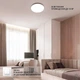 Світлодіодний LED світильник MOON 50W R Esllse 3000К-6500К 380×65мм ON/OFF WHITE/SILVER 220V IP40 бiлий - зображення 7
