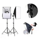 Комплект постійного світла, Набір софтбоксів, фони зі Стійкою, Лампи 150W з регулюванням режиму освітлення - зображення 9
