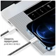 Дата кабель USB-C to USB-C 2.0m (braided cotton) (PD Fast Charging 60W) 3.0А black ColorWay (CW-CBPDCC068-BK) - зображення 10