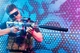 Детский игрушечный автомат на орбизах Орбиган M4A1 Бело-синий стреляет гидрогелевыми пулями Гель бластер аккумуляторный + 500 орбизов - изображение 10