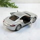 Детская металлическая машинка Porsche Cayman S игрушечная коллекционная масштабная железная авто модель игрушка для детей Порше открываются двери серая 12.5 см (KT5307W+G) - изображение 4