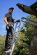Драбина алюмінієва трансформер шарнірна з платформою GUT MEISTER 16 сход, H-4.62м AFL-44462 - изображение 6