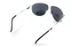 Окуляри біфокальні (захисні) Global Vision Aviator Bifocal (+3.0) (gray), чорні біфокальні лінзи в металевій оправі - изображение 10