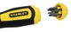 Викрутка Stanley Multibit набір 11шт, бітотримач реверсний 1/4", 10 біт, SL,PH,PZ,SQ,Torx - изображение 4