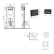 Готове рішення Qtap для ванної кімнати: підвісний унітаз Crow Ultra Quiet 520x360x290 + комплект інсталяції Nest 4 в 1 (кругла клавіша Matt Black) - изображение 2