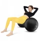 М'яч для фітнесу (арахіс) 4FIZJO Air Ball Peanut 45 x 90 см Anti-Burst Black (P-5907739312938) - зображення 7