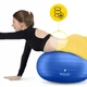 М'яч для фітнесу (пончик) 4FIZJO Air Ball Donut 50 x 27 см Anti-Burst Blue (P-5907739312969) - зображення 6