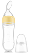 Butelka do karmienia Kidnort Retter Sommar z łyżką silikonowa Żółta 90 ml (5902983624363) - obraz 4