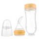 Butelka do karmienia Kidnort Retter Sommar z łyżką silikonowa Żółta 90 ml (5902983624363) - obraz 6