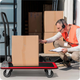Транспортувальний візок Humberg HM-506 Black-Red (5903890624781) - зображення 9