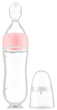Butelka do karmienia Kidnort Retter Hjarta z łyżką silikonowa Różowa 90 ml (5902983624349) - obraz 2