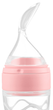 Butelka do karmienia Kidnort Retter Hjarta z łyżką silikonowa Różowa 90 ml (5902983624349) - obraz 3