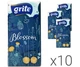 Платочки бумажные трехслойные Grite Blossom Упаковка 10 шт. х 10 шт. - изображение 1