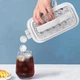 Силиконовая форма для льда на 17 шариков переносная бутылка ICE CUBE TRAY ART 8863 белый - изображение 4