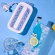 Силиконовая форма для льда на 17 шариков переносная бутылка ICE CUBE TRAY ART 8863 белый - изображение 5