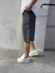 Мужские джинсовые шорты Difransel Baggy 34 серые - изображение 2
