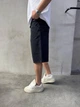 Мужские джинсовые шорты Difransel Baggy 32 графитовые - изображение 2