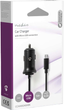 Ładowarka samochodowa Nedis Car Charger Micro USB 12V 2.4A 12W Black (CCHAM240ABK) - obraz 6
