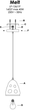 Lampa wisząca Light Prestige Melt 1xE27 (LP-126/1P) - obraz 4