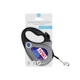 Поводок-рулетка для собак WAUDOG R-leash, рисунок "NASA21", S, до 15 кг, 5 м, светоотражающая черная лента - изображение 2