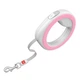 Поводок-рулетка для собак WAUDOG R-leash, круглая, XS-M, до 40 кг, 2,9 м, светоотражающая розовая лента - изображение 4