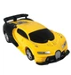 Машинка трансформер на радиоуправлении AToys Bugatti-Robot 1:18 световые и звуковые эффекты Черно-желтая - изображение 5