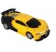 Машинка трансформер на радиоуправлении AToys Bugatti-Robot 1:18 световые и звуковые эффекты Черно-желтая - изображение 6